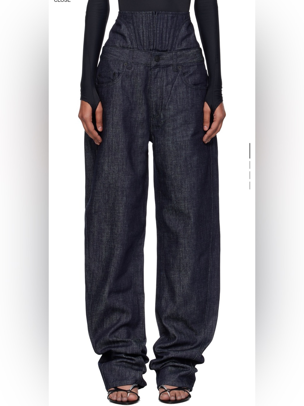 Mugler Corset Jeans